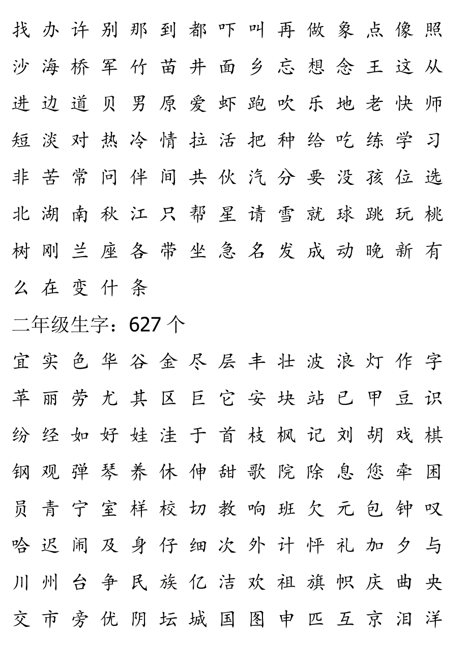 小学生需要掌握的汉字.doc_第2页
