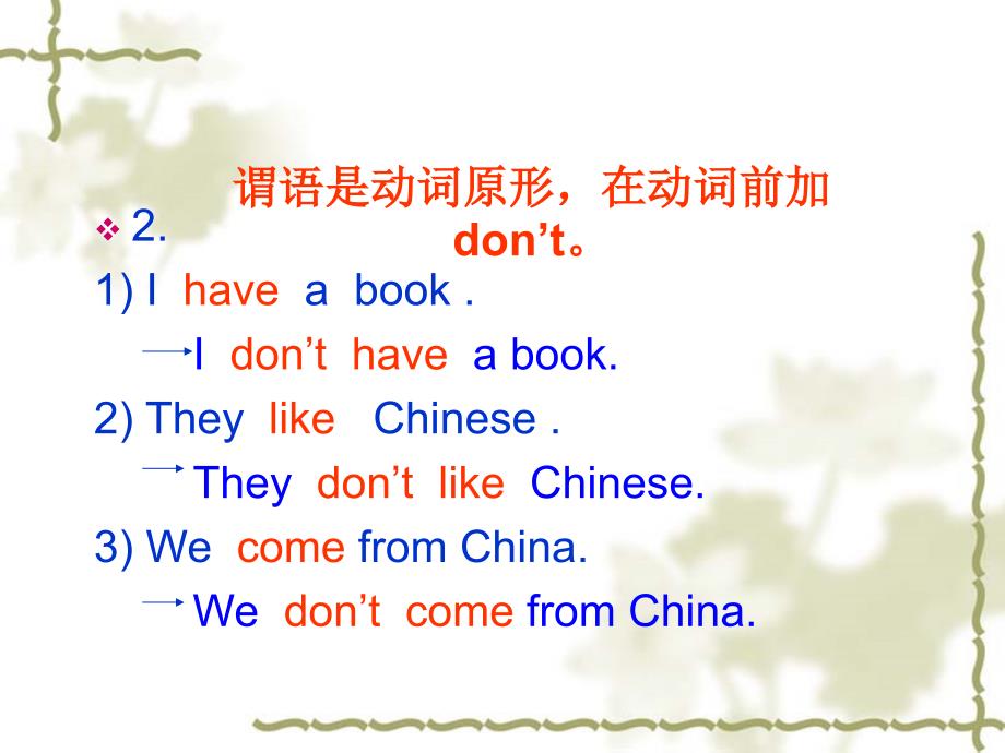 新目标英语七年级上册句型转换课件.ppt_第2页
