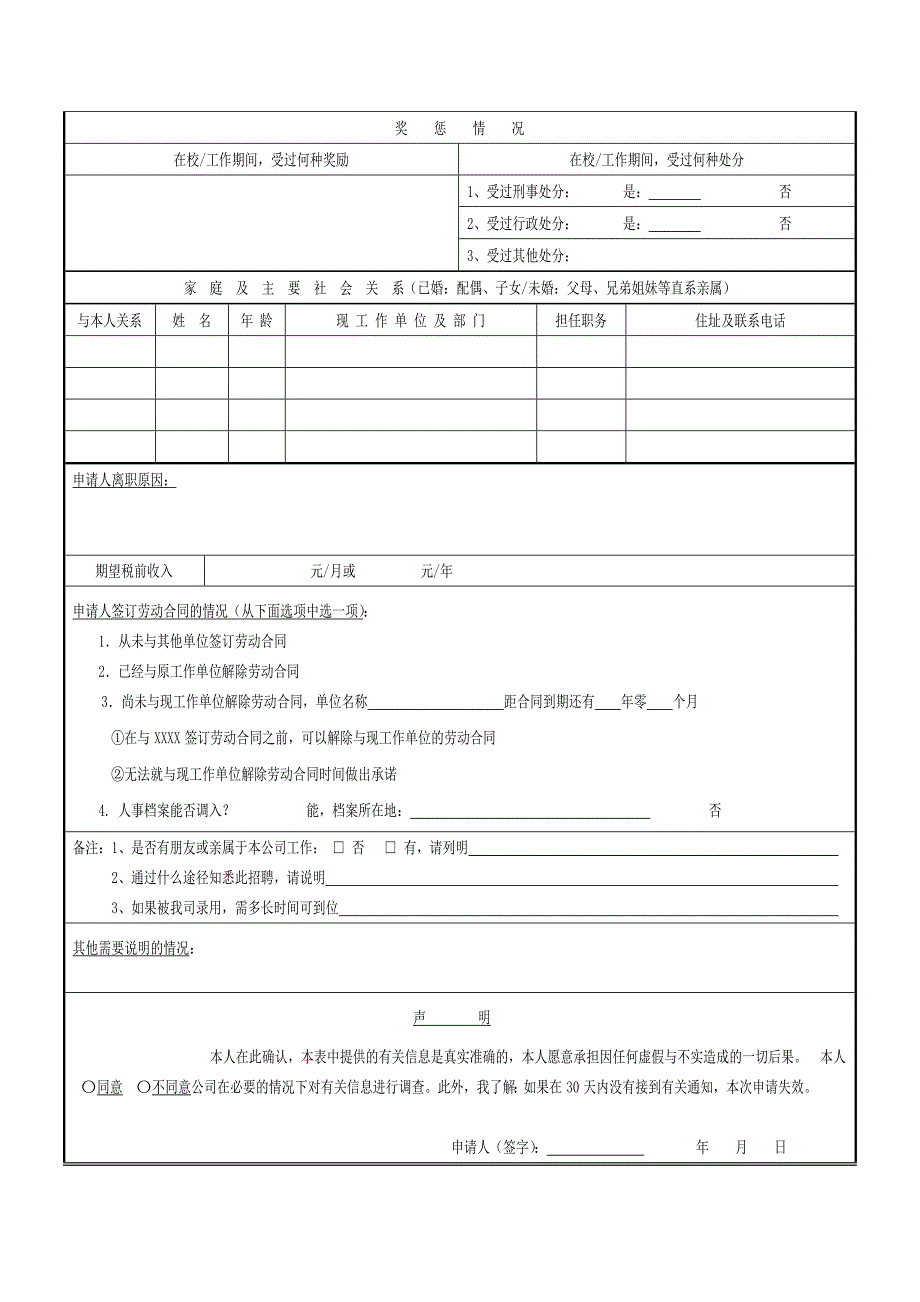 应聘人员登记表word版.doc_第2页