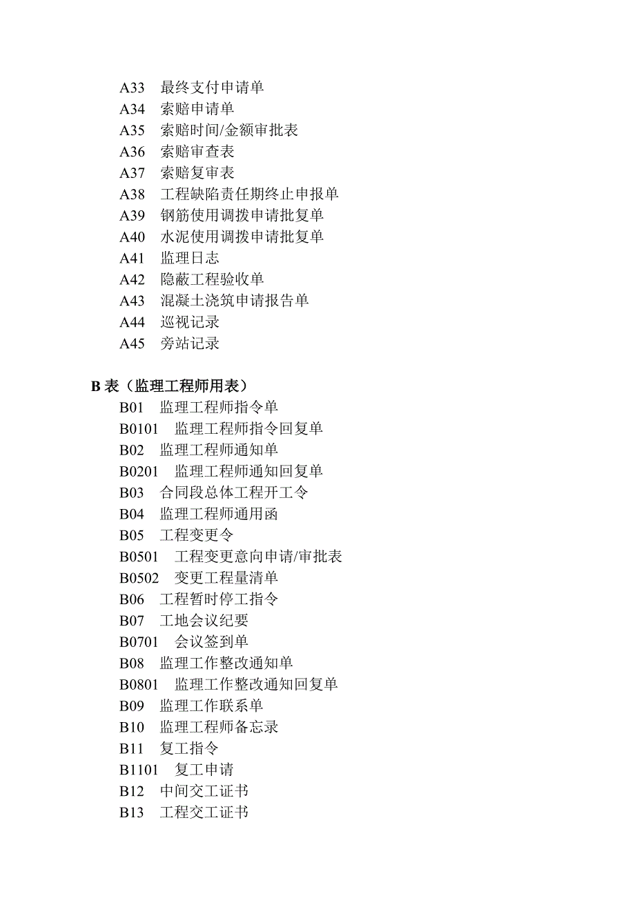 市政工程标准资料表格.doc_第2页