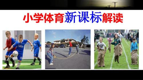 小学体育新课标解读ppt课件.ppt