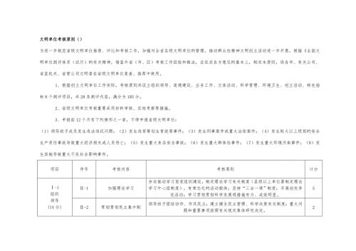 省级文明单位验收重点标准.doc