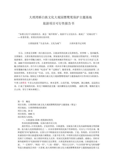文化大观园项目可行性报告.doc