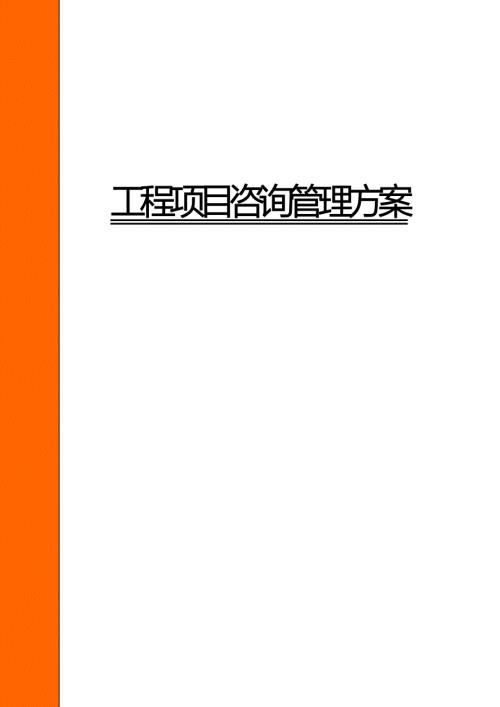 工程项目咨询管理方案.doc