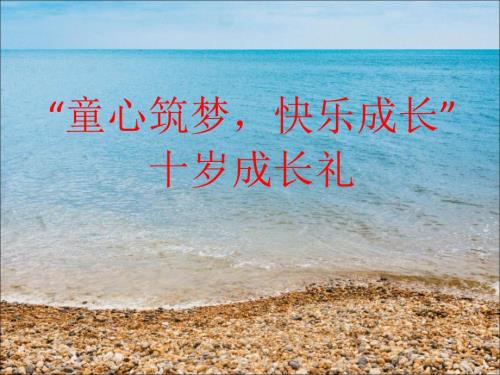 小学综合实践活动业体验及其他活动8.过我们10岁的生日优质课件17.ppt