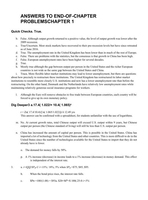 布兰查德中级宏观经济学第七版课后答案全英文.docx