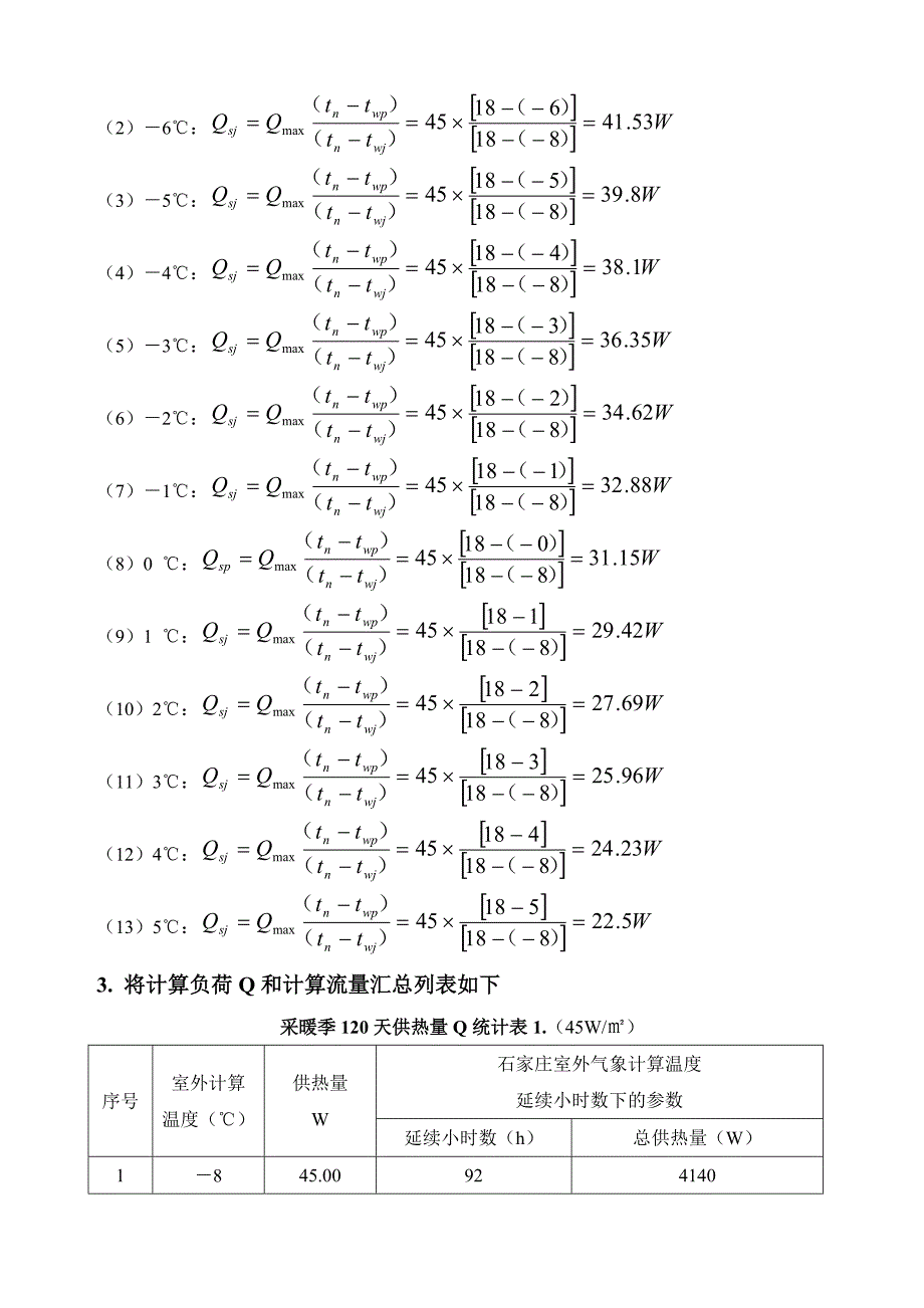 最新采暖建筑单位平米的热量计算.doc_第2页