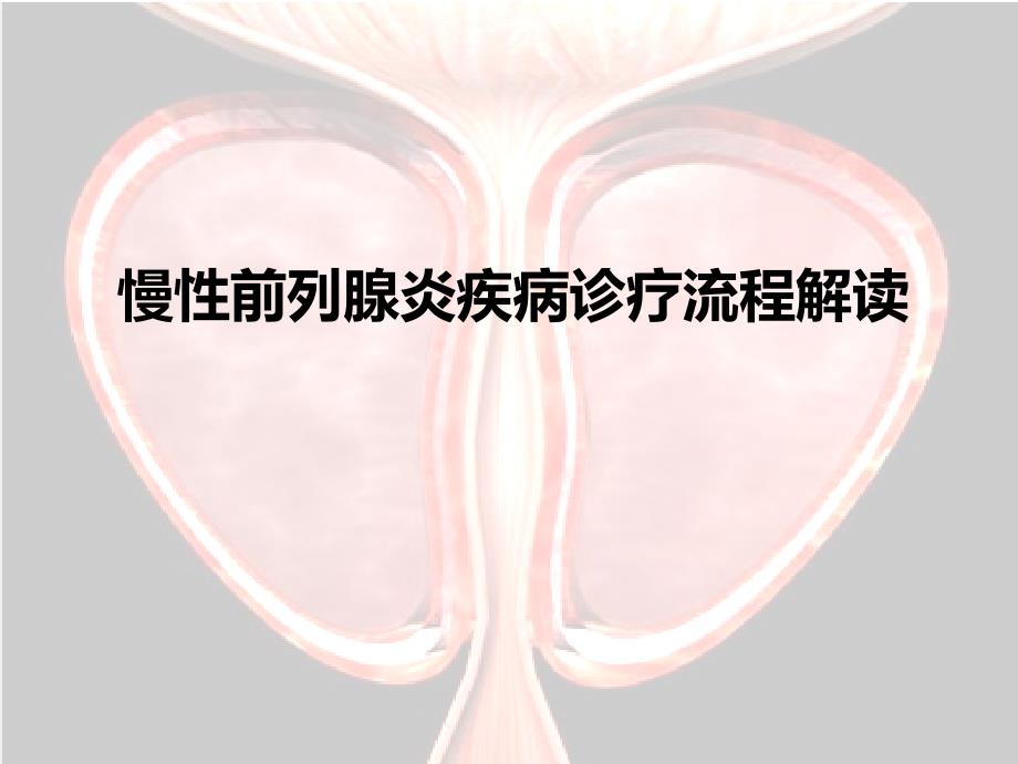 慢性前列腺炎诊疗流程解读.pptx_第1页