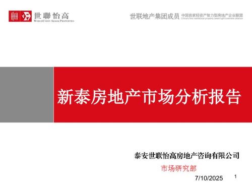 新泰市场研究.ppt