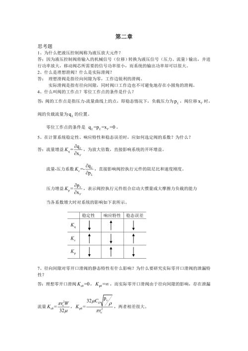 液压控制系统王行编课后题答案资料.doc