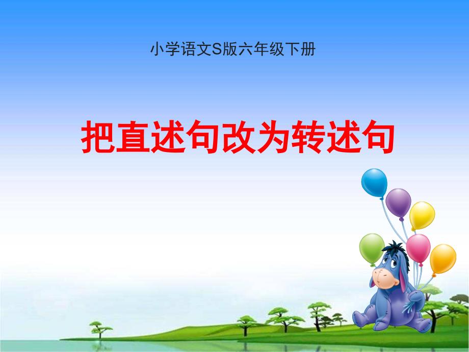 把直述句改为转述句微课课件.ppt_第1页