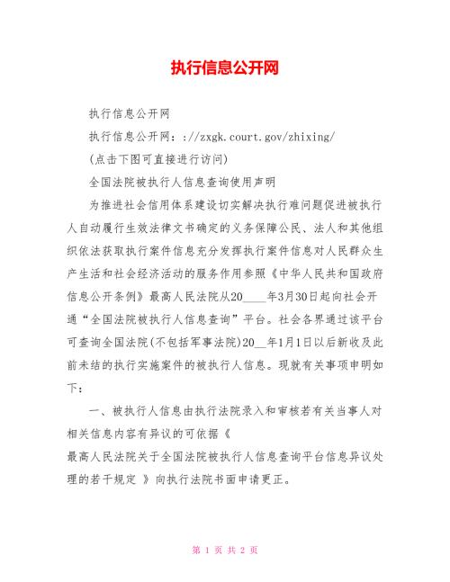 执行信息公开网.doc