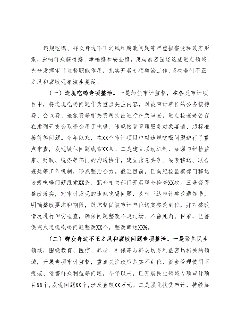审计局在深入贯彻学习教育督导座谈会上的汇报发言.docx_第3页