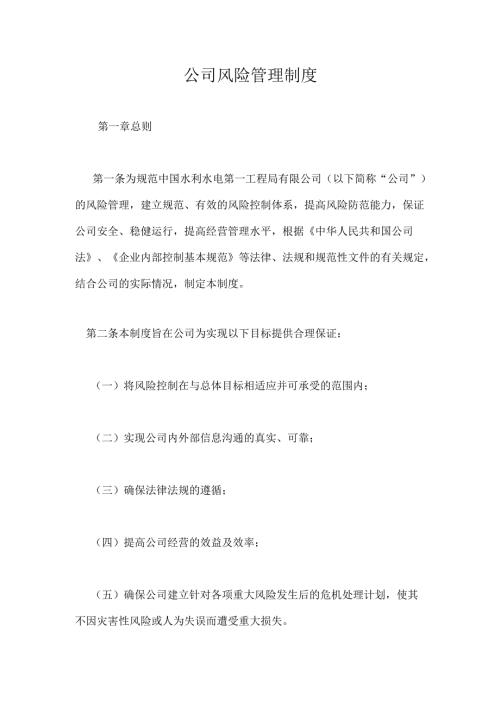 公司风险管理制度.docx