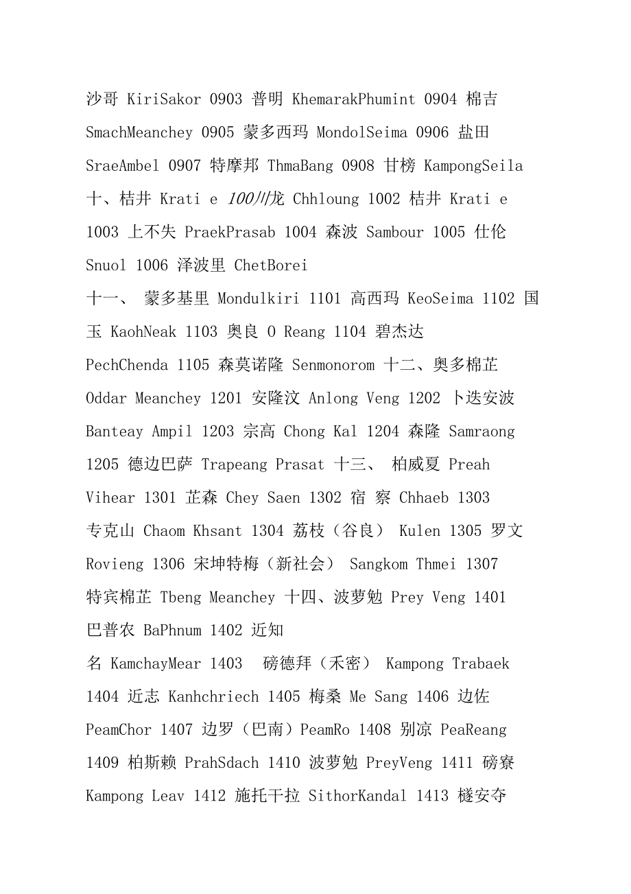 柬埔寨地名中英文对照.doc_第3页
