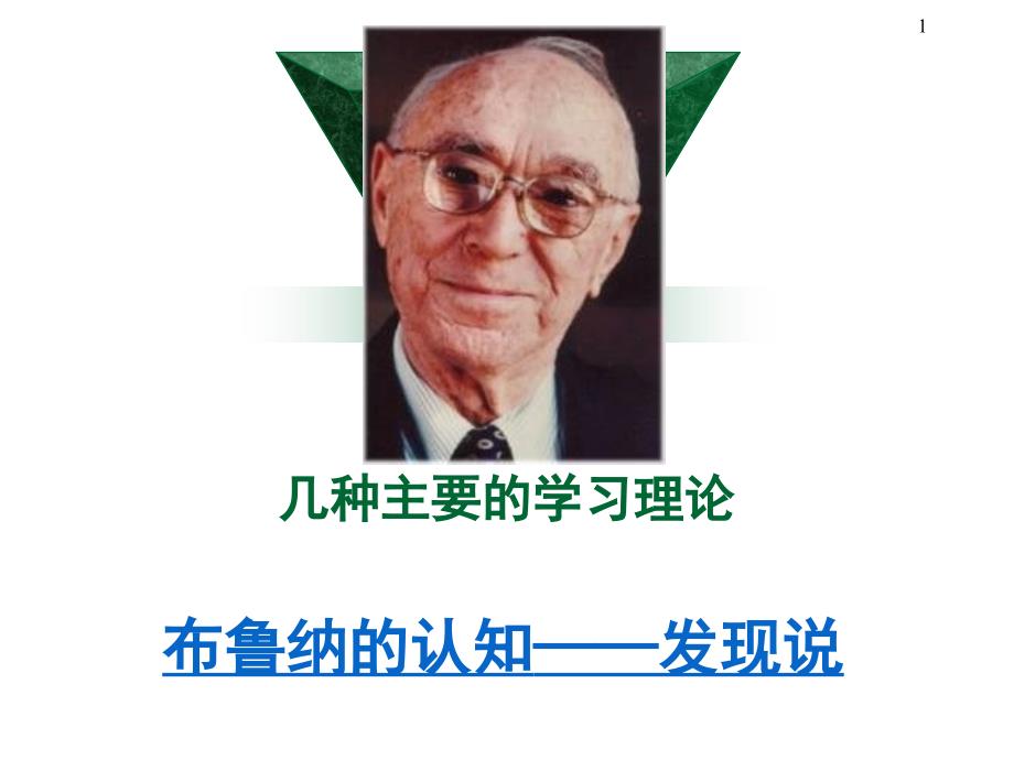 布鲁纳的认知发现说.ppt_第1页