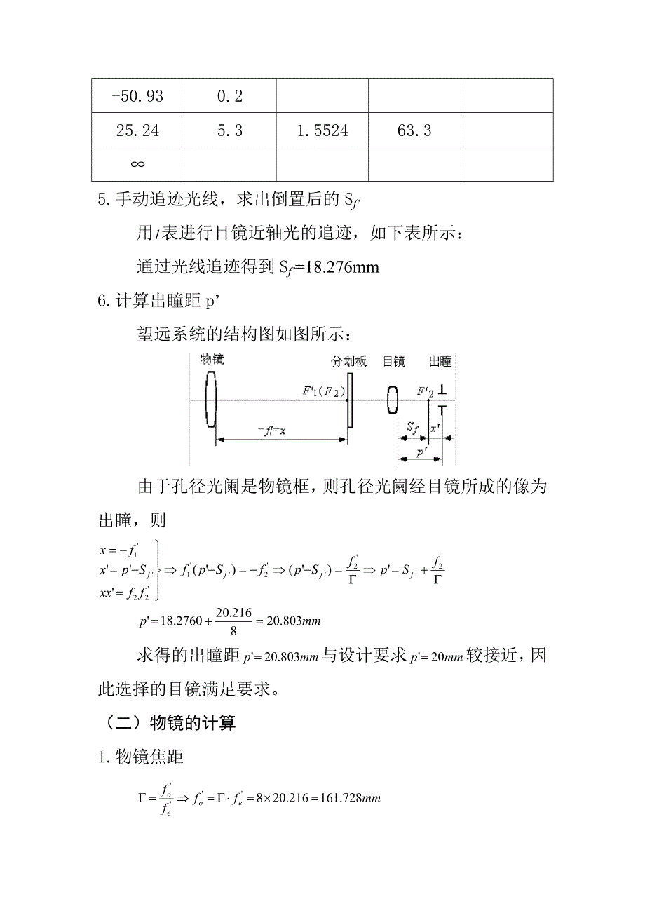 应用光学课程设计8倍观察镜的设计.doc_第3页