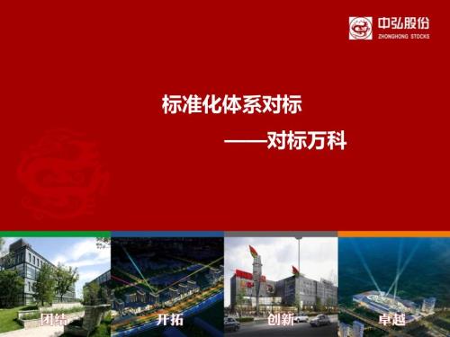 标准化体系建设对标万科.ppt