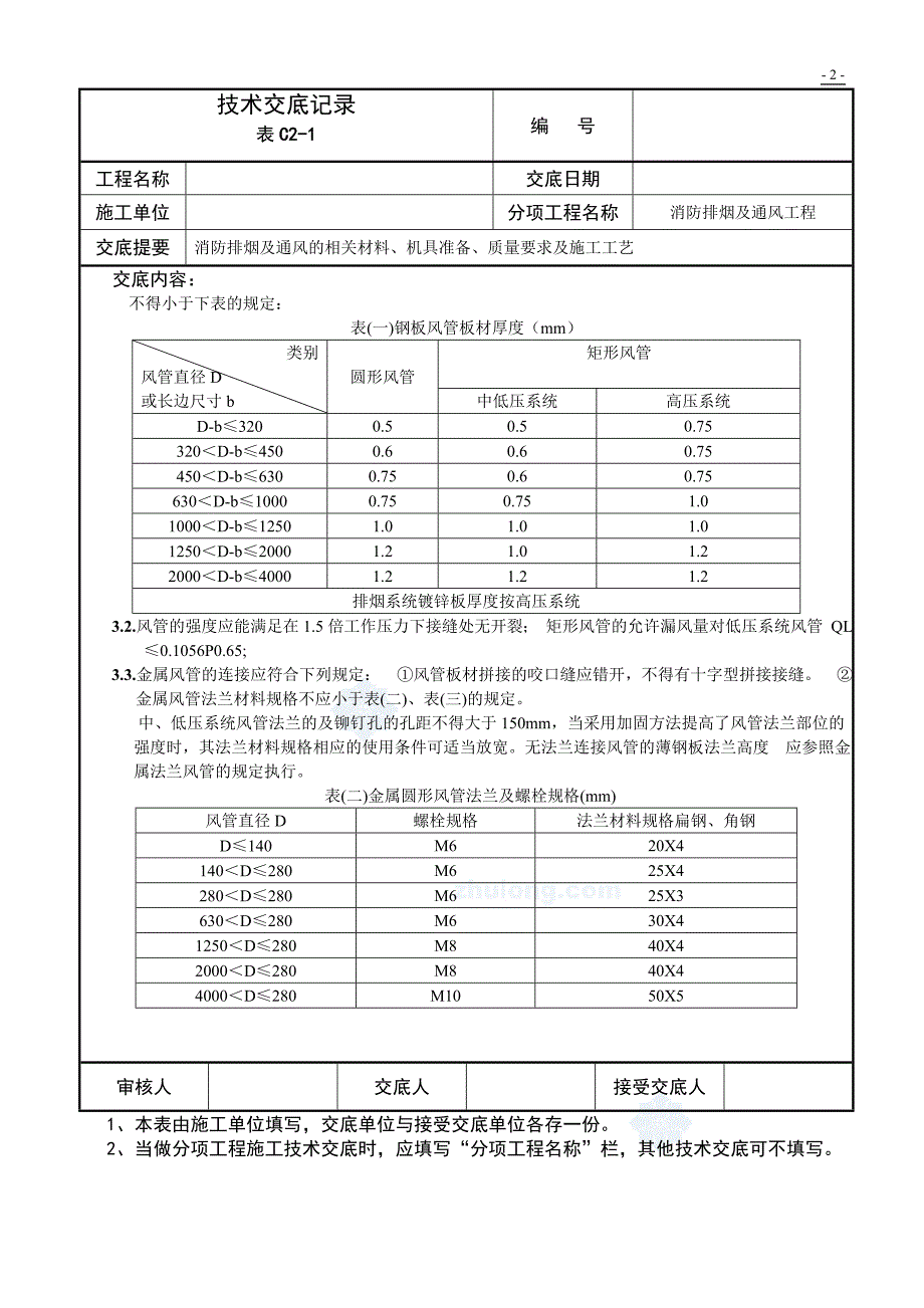 消防排烟及通风工程技术交底.doc_第2页