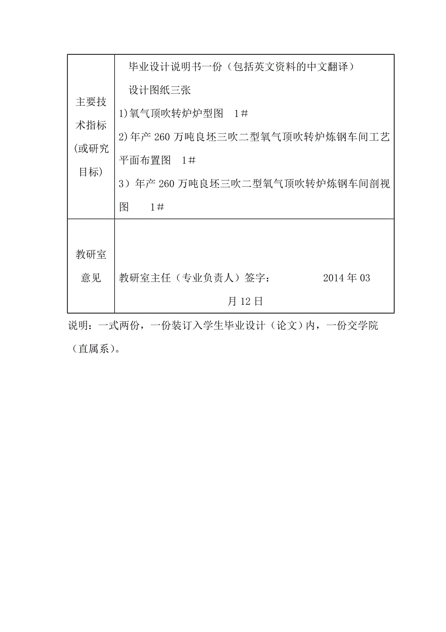 年产260万吨良坯锭转炉炼钢车间设计毕业设计.doc_第2页
