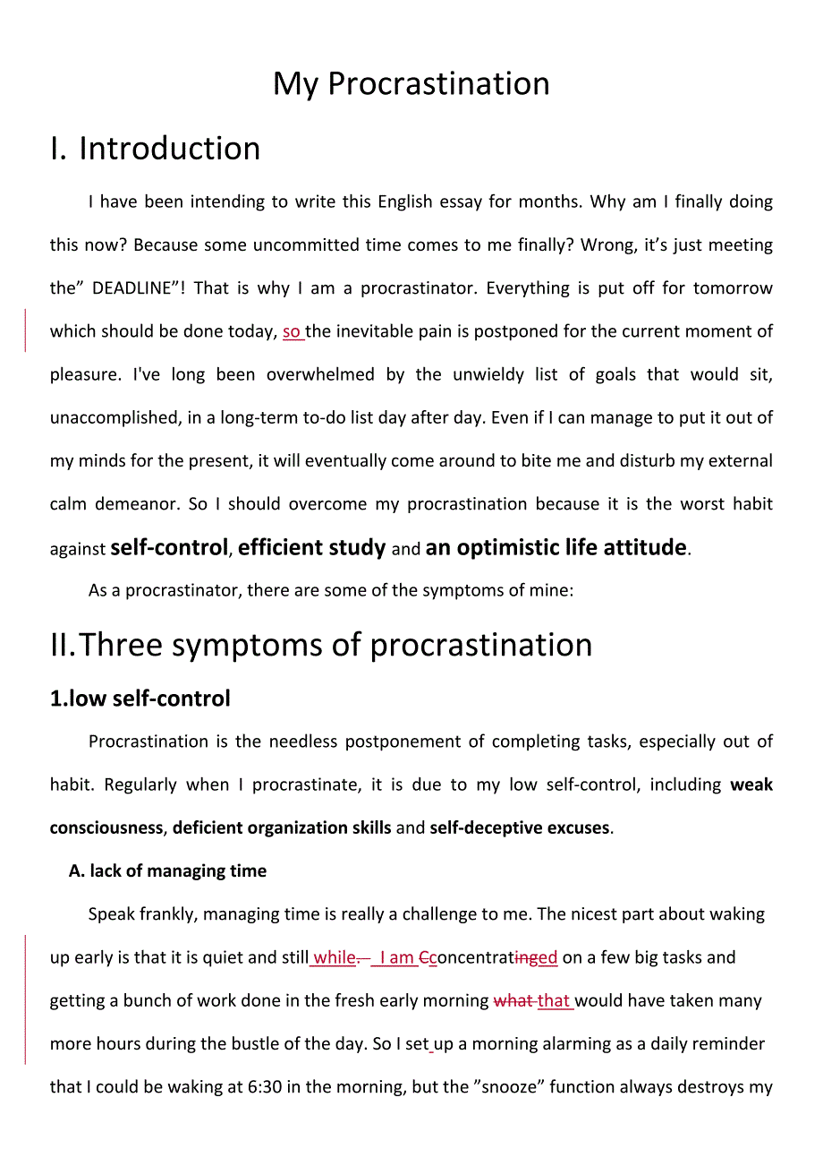 研究生英语作文我的拖延症MyProcrastination.doc_第1页