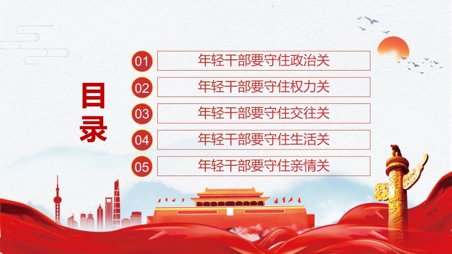 建功立业年轻干部要守好五道关从严治党廉政专题党课教学ppt素材课件.pptx_第3页