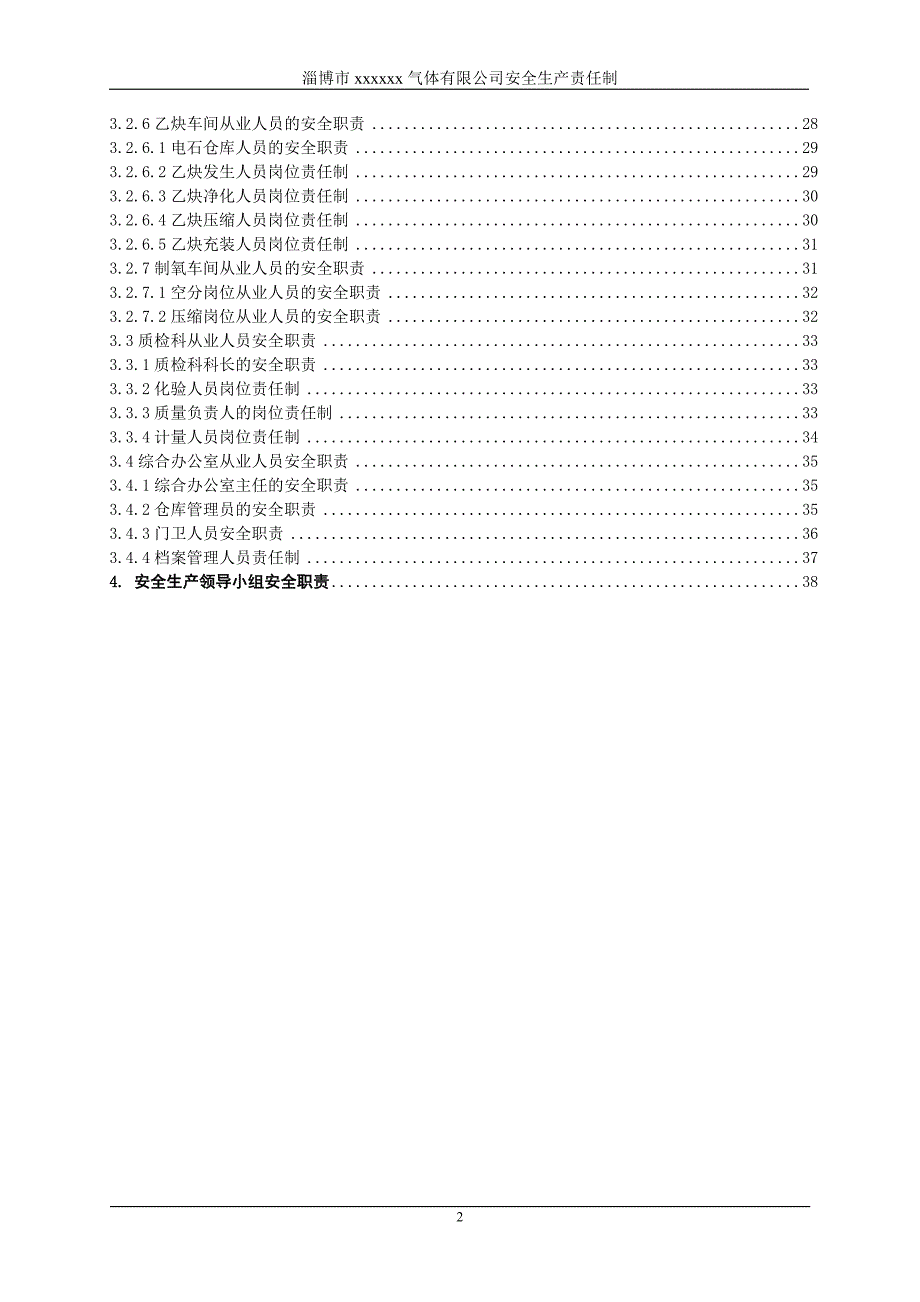 某气体有限公司安全生产责任制汇编.docx_第2页