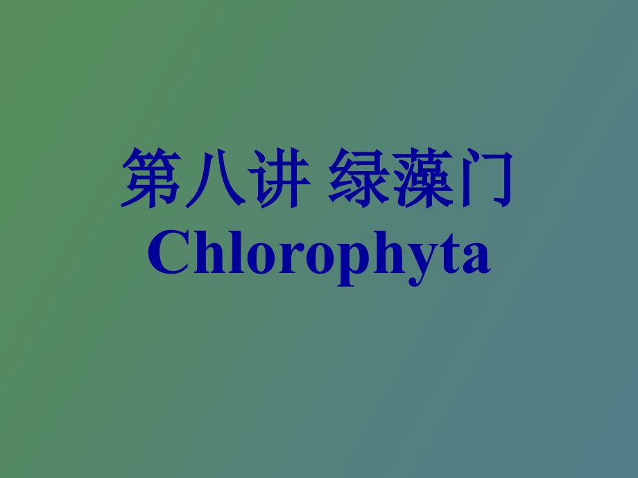 水生生物学绿藻门.ppt_第1页