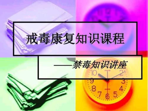 戒毒康复讲座PPT课件.ppt