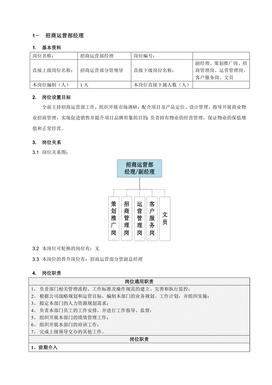 招商运营部岗位说明书.doc_第2页