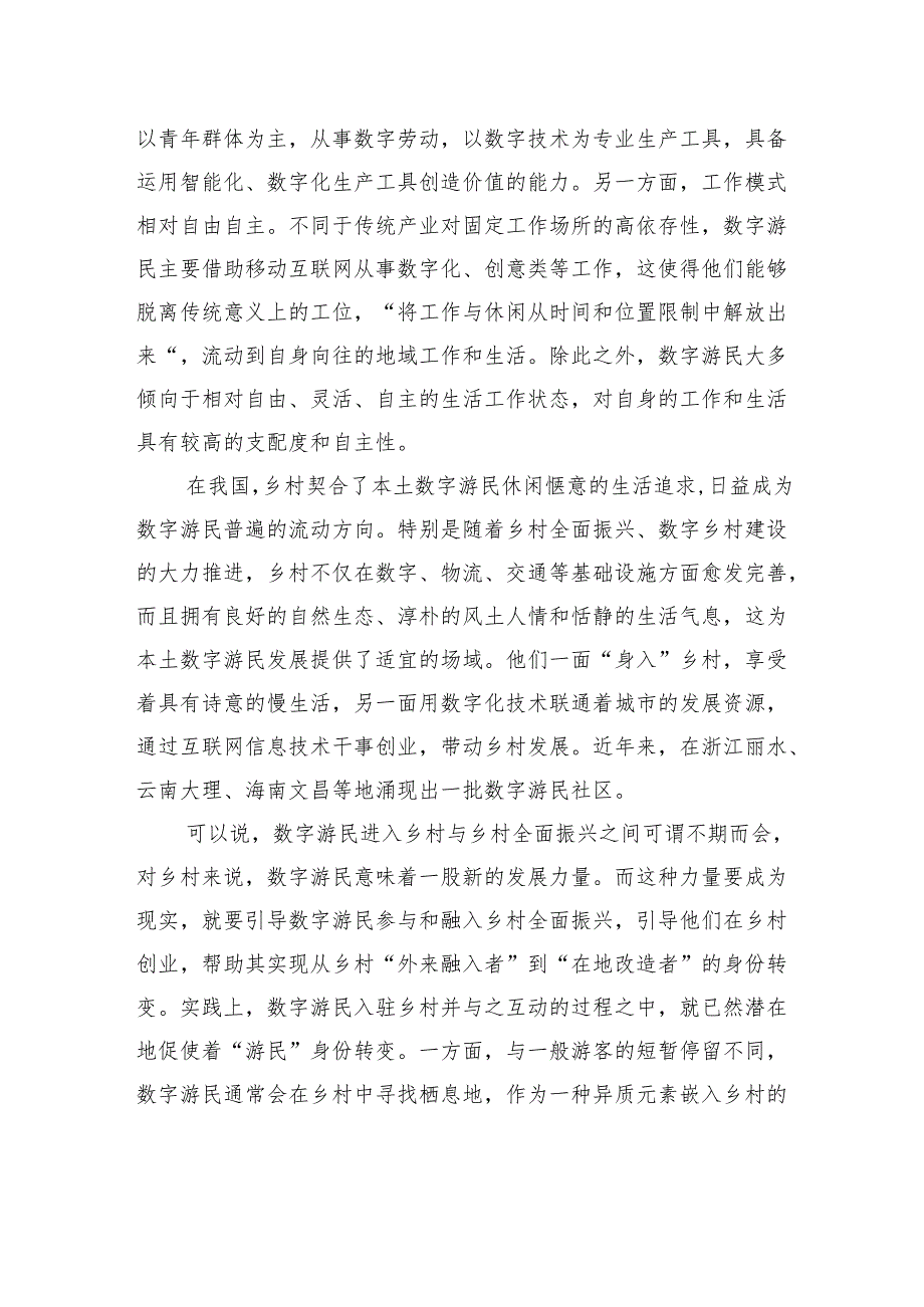 引导数字游民助力乡村全面振兴.docx_第2页