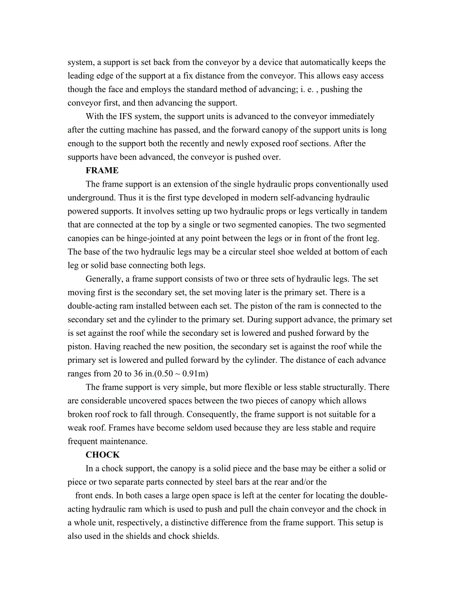 机械专业外文文献翻译外文翻译自移式液压支架.doc_第2页