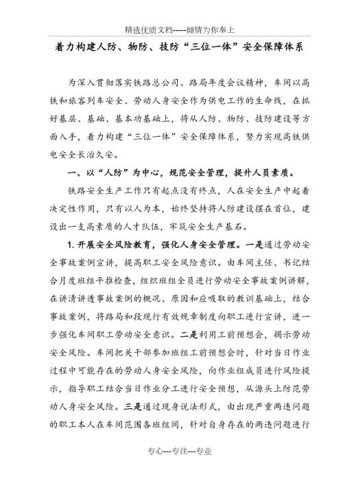 着力构建人防物防技防三位一体安全保障体系共9页.doc