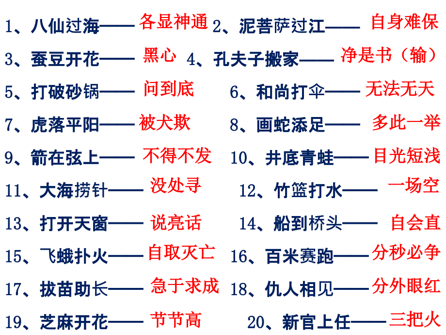 小学歇后语大全PPT课件.ppt_第2页