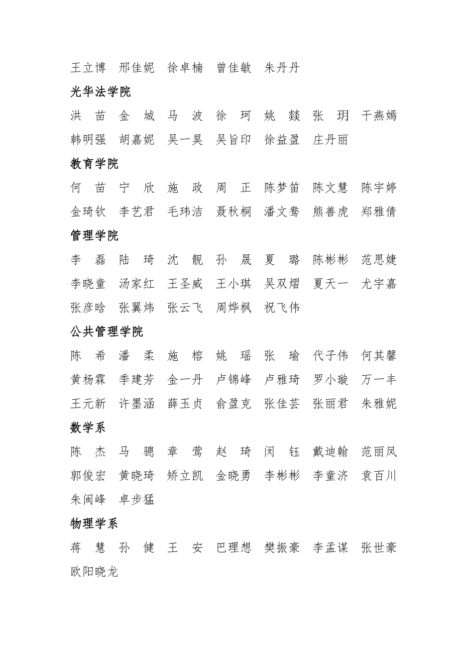 浙江大学本科生各类奖学金荣誉称号获得者.doc_第3页