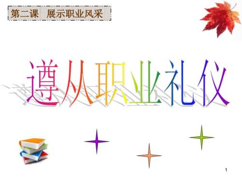 展示职业风采PPT课件.ppt