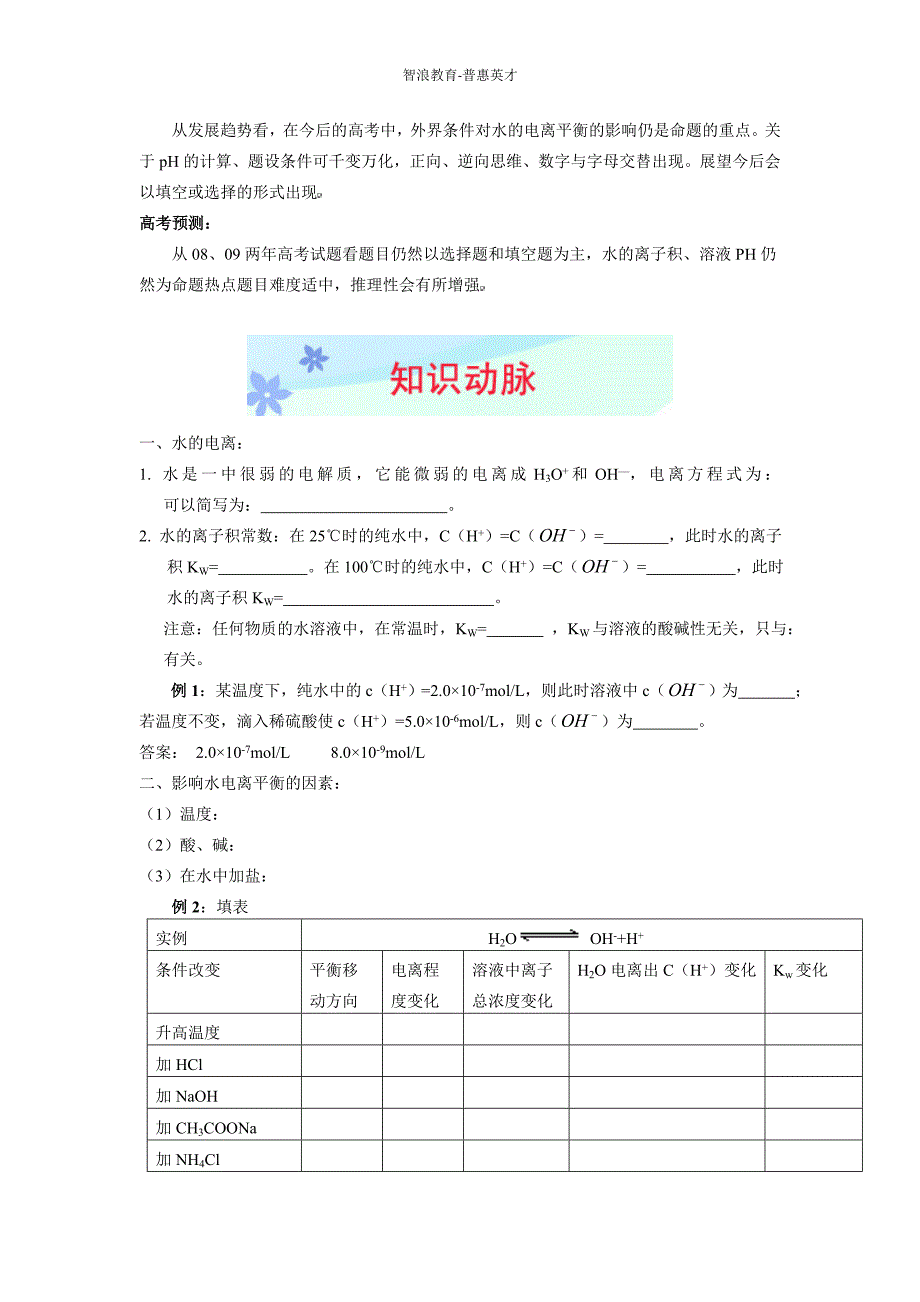 水的电离与溶液的酸碱性.DOC_第2页