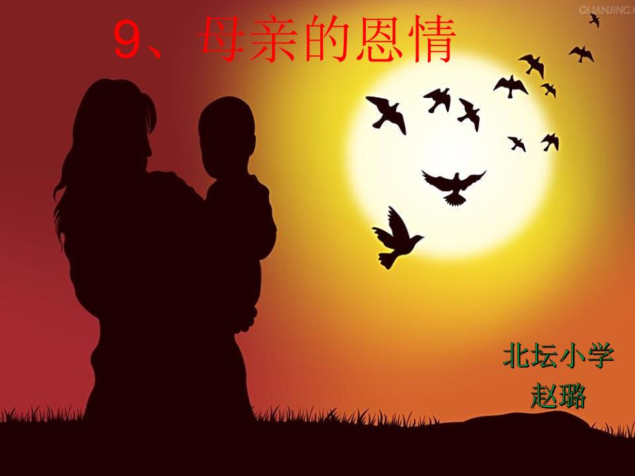 母亲的恩情PPT课件.pptx_第1页