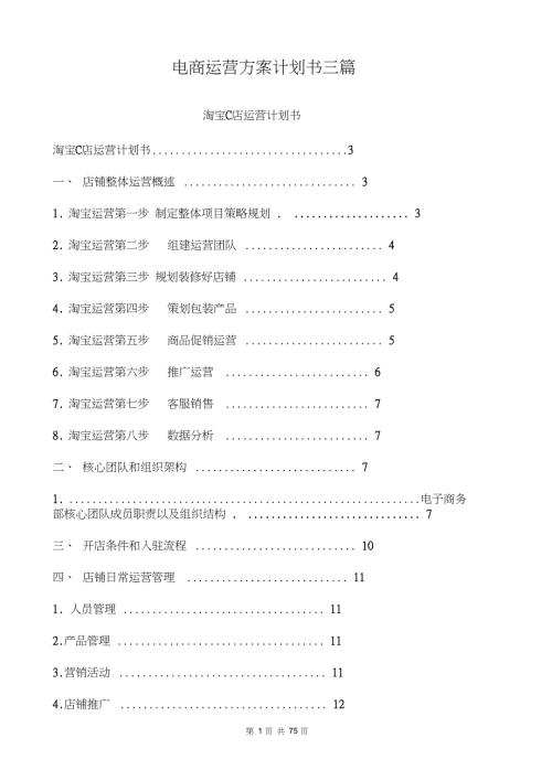 电商运营方案计划书三篇.doc