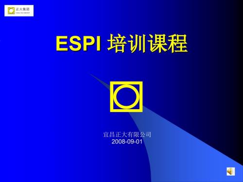 正大ESPI培训课程.ppt