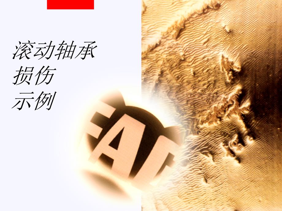 滚动轴承的损伤PPT课件.ppt_第1页