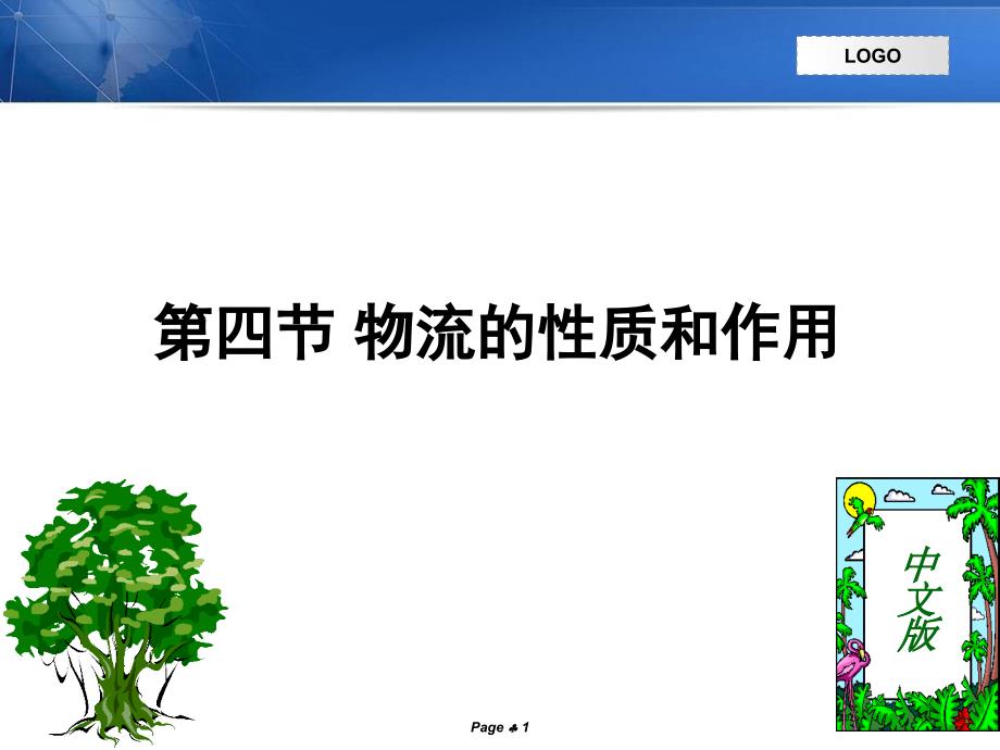 物流的性质和作用.ppt_第1页