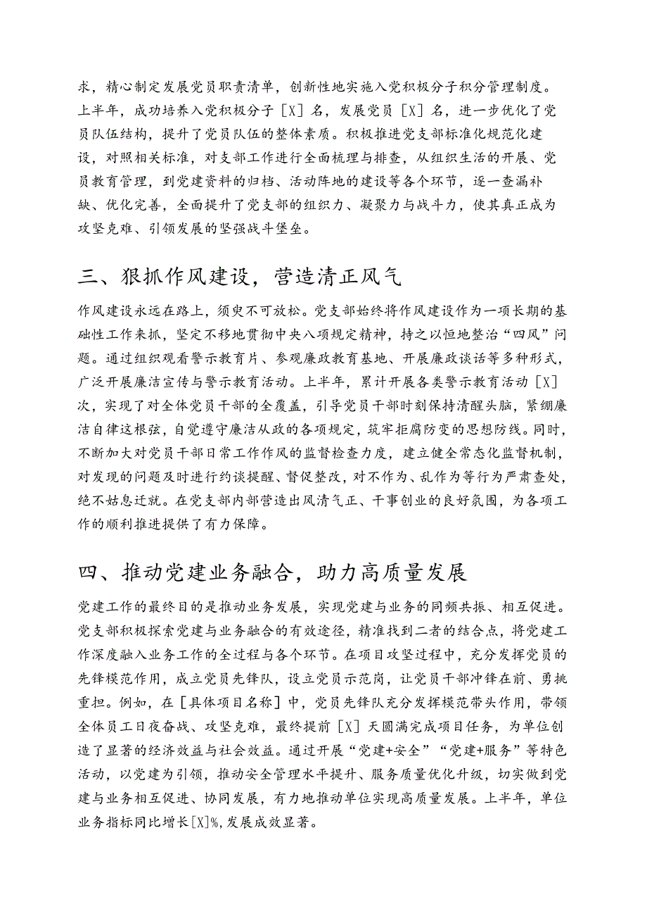 2025年上半年党支部书记抓党建工作总结 (6).docx_第2页
