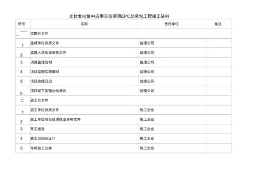 总承包工程竣工资料.docx