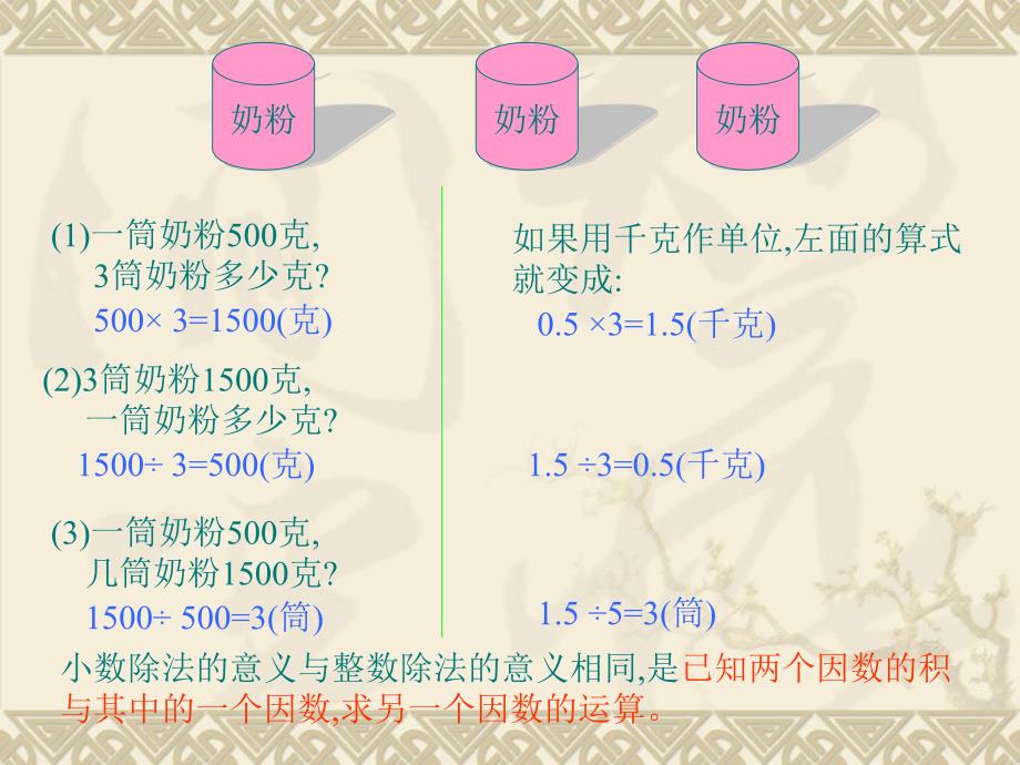 小学五年级上学期数学除数是整数的小数除法优质课课件.ppt_第3页