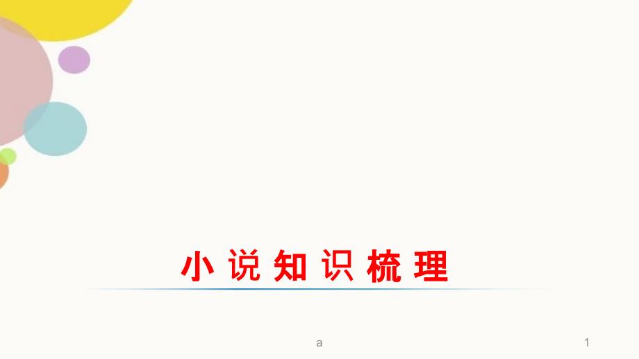 小说阅读知识梳理.ppt_第1页
