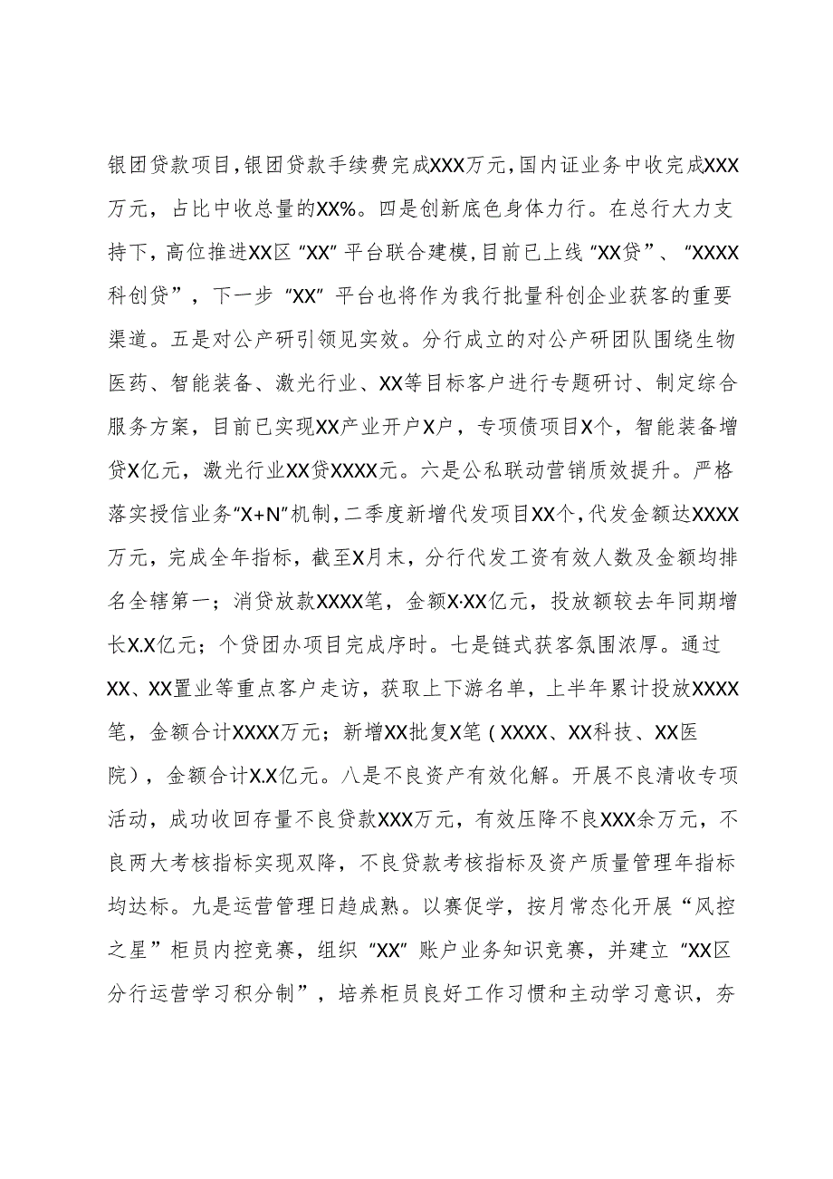 分行2025年上半年工作报告.docx_第2页