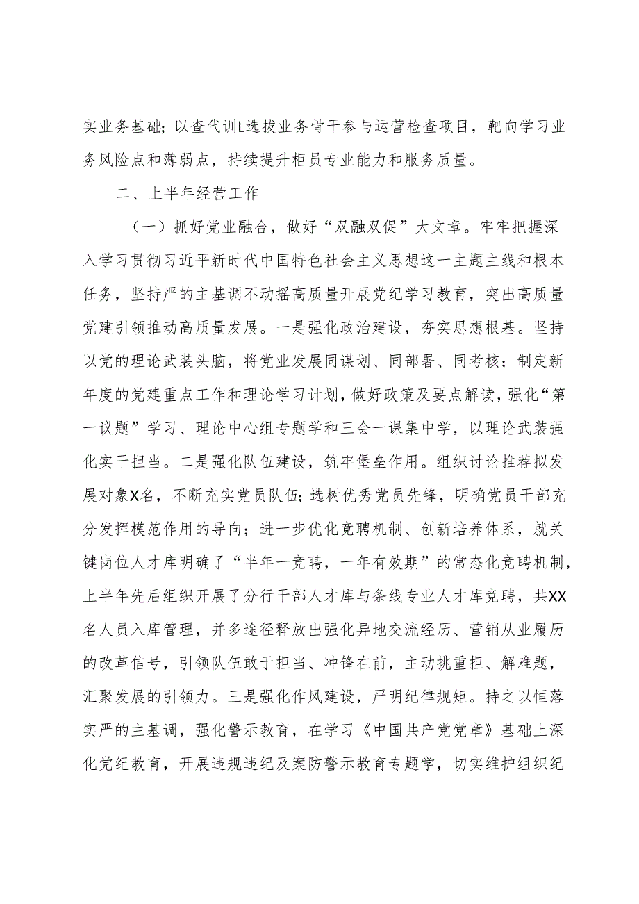 分行2025年上半年工作报告.docx_第3页