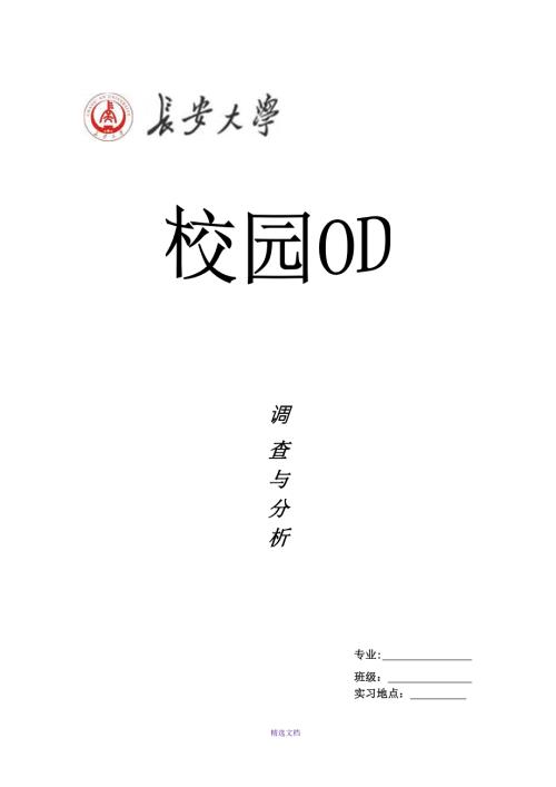 校园OD调研报告.doc