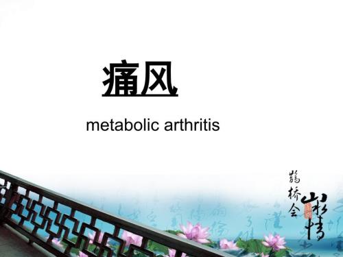 痛风业务学习.ppt